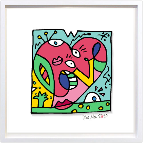 This is Love | Das ist die wahre Liebe. Bunte Pop Art Bilder, Unikate, Kunst von Rod Neer.